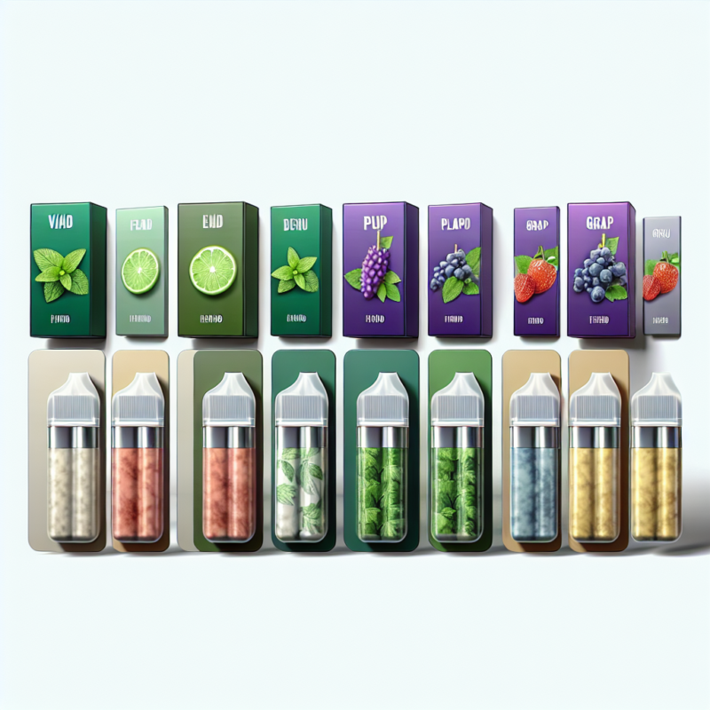 Disposable vape packspod flavors